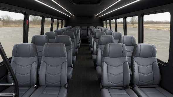 lake elsinore 20 passenger minibus inside