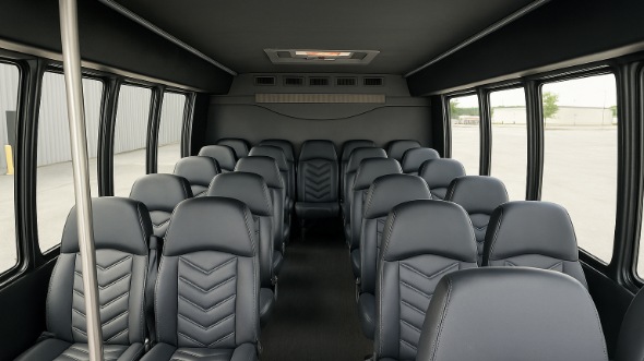 lake elsinore 25 passenger minibus inside