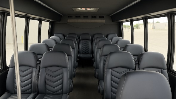 lake elsinore 28 passenger minibus inside