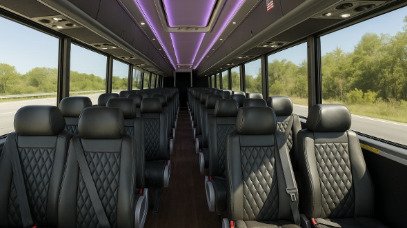 lake elsinore 35 passenger minibus inside