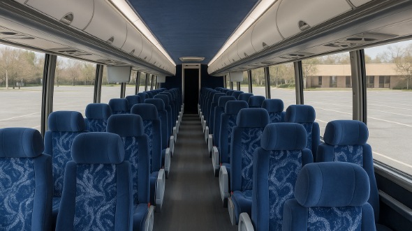lake elsinore 54 passenger charter bus inside